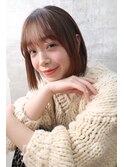 ナチュラルストレートボブ