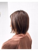 ぱつっとボブ