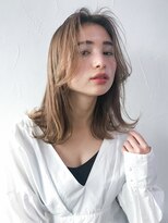 アイティー バイ アルバム 中野店(IT by ALBUM)&nbsp;ナチュロブ_かきあげロングマロンベージュ_8339