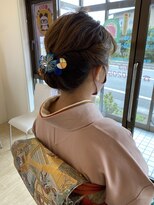 スタジオ ジョイ STUDIO Joy 下垂木店&nbsp;ゆるふわ和装アップ　着物ヘア