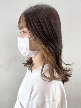 アルバム 銀座(ALBUM GINZA) インナーベージュ_くびれヘアビタミンカラー_ba340682