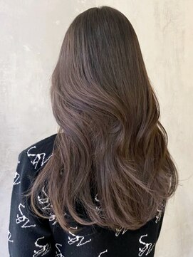 アイティーバイアルバム 下北沢店(IT by ALBUM) ラベンダーグレージュ_アースカラーくびれヘアツートン_ba377502