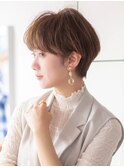 マッシュショート20代30代40代大人可愛い暗髪うる艶髪青山表参道