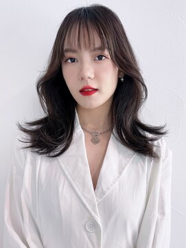 アイティー バイ アルバム 中野店(IT by ALBUM) ワンホンレイヤー_外ハネボブセクションカラー_29128