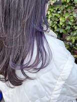 ユニ(uni)&nbsp;ラベンダーインナーカラー/Wカラー/ハイトーンカラー/２０代