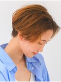 ハンサムショート  ニュアンスパーマ  ショートボブ