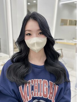 マウル 栄(MAEUL) かきあげ前髪　レイヤーカット韓国ヘア