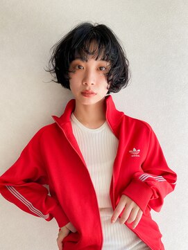 エン(en,) マッシュショート/ウルフレイヤー/レイヤーカット