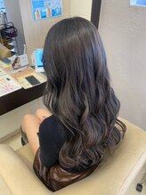 ヘアショップエヌアンドエー 久喜 栗橋店(hairshop N&A) 透明感カラー×うる艶ロング 大人カール/ハイライト/Wカラー