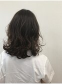 ふわふわミディアムスタイル