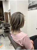 ウルフカット×ハイライト☆五反田美容室