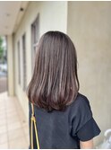 軽い動きのあるローレイヤーブラウンベージュ
