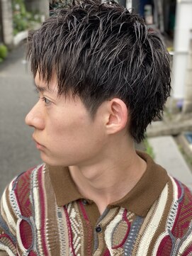 スウェル 船橋店(Swell) #カルマパーマ#ベリーショート#ダークアッシュ#ニュアンスパーマ