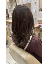 ヴィアンカ(Vianca)&nbsp;レイヤー×ハイライトたっぷりブラウンベージュ