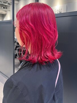 アルバム 銀座(ALBUM GINZA) ピンクヘアーこなれミディイメチェン_ba494551