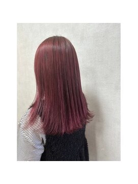 ヘアースタジオ ドゥドゥ(Hair Studio DoDo) 韓国風ピンクバイオレット