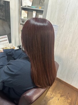 コルテ 倉敷西坂店(CoRte.) さらさら/艶ストレートロング/秋冬ブラウン/大人可愛い/髪質改善