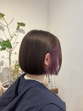 スレッド(SRED) ボブ インナーカラー ダブルカラー ポイントカラー