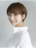 美髪ショートくびれヘアおくれ毛_99594