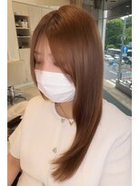 ノーブル 白金台店(Noble by PROGRESS) 酸性ストレートミディアムロング