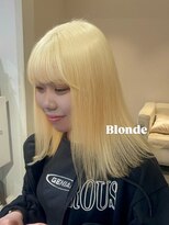 ベレーザ 渋谷(BELEZA)&nbsp;14999ホワイトアッシュ抜きっぱなしブリーチホワイトブロンド