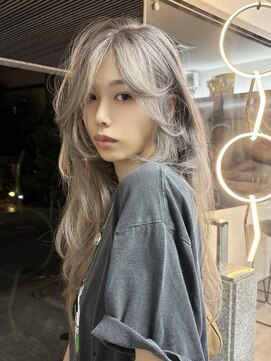 ラキング ギンザ トウキョウ(LAKING GINZA) くびれヘア/アプリコットオレンジ/夏/ハイライトカラー[銀座駅]