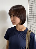 ハピネス 王寺店(Happiness)&nbsp;ボブ　切りっぱなしボブ　前髪　顔まわり