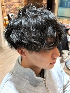ソワバイアロマヘアー(soi by AROMA hair) メンズパーマ/無造作パーマ/簡単スタイリング/ショートマッシュ