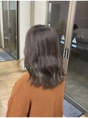 ハイライトカラーミルクティーベージュケアブリーチダブルカラー