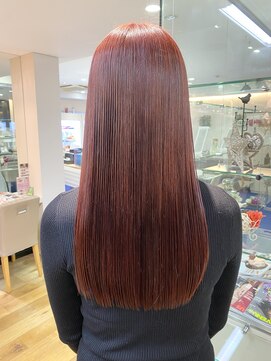 シーン(SCENE) 髪質改善/縮毛矯正/レイヤーカット/セミロング/伸ばしかけヘア