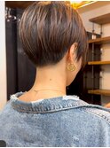 【SHARON原宿】刈り上げショート×オレンジブラウン