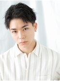 アップバング無造作ツーブロックショー社会人爽やかe草加