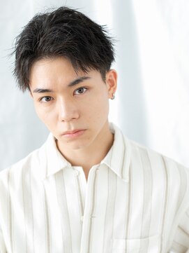 メンズヘア ビーセカンド 草加店(MENS HAIR B-2) アップバング無造作ツーブロックショー社会人爽やかe草加
