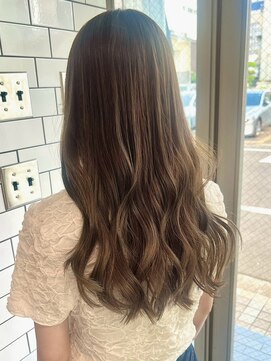 チャオ バイ ミチ(Chao by MICHI) 【ChaoMICHI yuika】ベージュカラー 韓国風ヘア