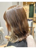 韓国ヘアレイヤーカットダブルハイライトカラー【Lapista池袋】 