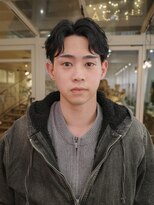 メイクス メンズ 表参道 原宿(MAKE'S men's)&nbsp;MEN’S HAIR/波巻きツイストスパイラル/リバースセンターパート