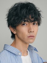 フィフス(fifth)&nbsp;原宿ルーズパーマメンズカットマッシュウルフラウンドマッシュ