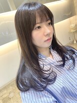 プレフェレプレフェ(prefere prefe)&nbsp;フェイスレイヤー×暗髪カラー