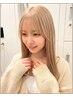 【明るい色味に・ブリーチ使用】ダブルカラーブリーチ+カット