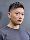 社会人爽やかアップバンクビジネスショート大人黒髪20代30代