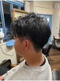 定番ツーブロック