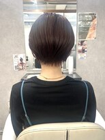 ヘアサロン ドットプラス 町田店(dot. plus)&nbsp;【中西里美】襟足キレイショート/ピンクベージュ／町田