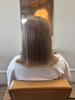 ニコ ヘアリラクゼーション(Nico hair relaxation)&nbsp;ミルクティーベージュカーキベージュモテ髪絶壁解消小顔カット