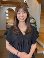 サロンエフ(salon f)&nbsp;ハイライト×ベージュカラー×顔まわりレイヤー
