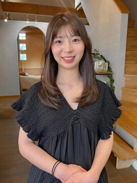 サロンエフ(salon f) ハイライト×ベージュカラー×顔まわりレイヤー