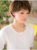 オン眉ナチュラルカラーハンサムショート戸田公園20代30代40代!