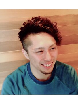 レディースアンドメンズサロン リブラン(Ladies & Men's salon Liburan) メンズ個性派アシメパーマ