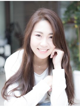 アリン(allin) 大人×ロング×ほつれウェーブ