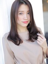 アグ ヘアー サンゴ 新潟駅前店(Agu hair sango) ☆暗めトーン×さらツヤセミディ☆