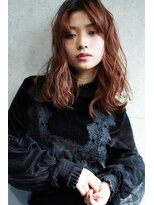ラフィス ヘアー アーク 高槻店(La fith hair arc)&nbsp;【La fith】 無造作ウェーブセミディスタイル